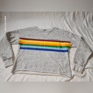 Abercrombie and Fitch rainbow sweater size xs